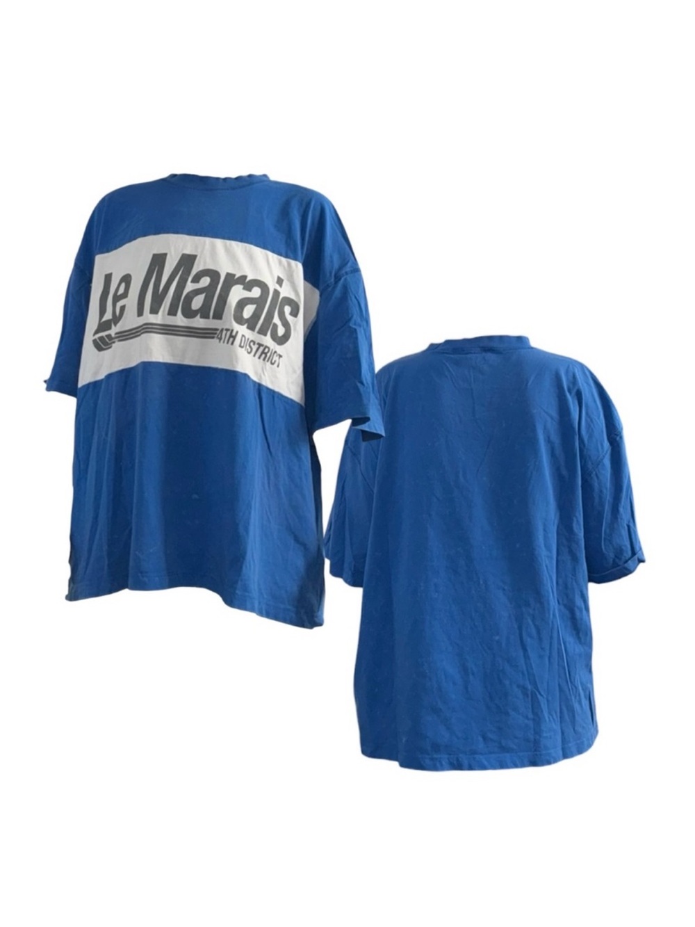 Oversized Retro Sports Le Marais Cobalt Tee
